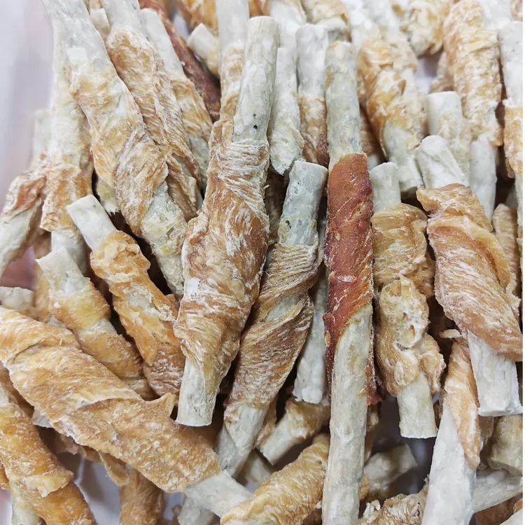 鸡肉鸭肉缠骨粒棒（混拼）磨牙棒  纯肉+骨粒棒 狗狗零食  每日鲜