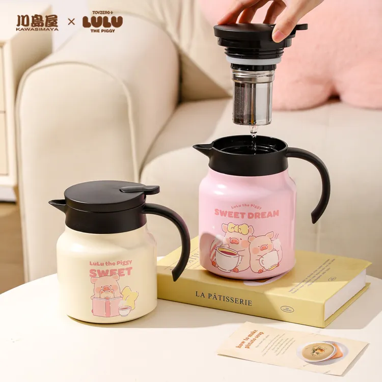 川岛屋&lulu猪联名 保温壶2025新款家用办公室热水壶瓶泡茶焖茶壶