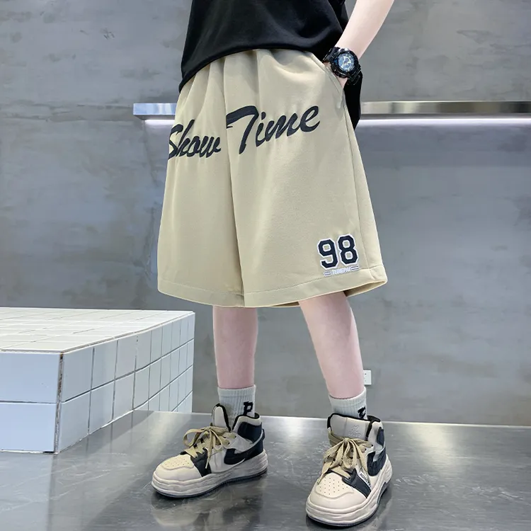 儿童装男童夏装薄款裤子2025新款夏季中大童运动短裤夏款速干中裤