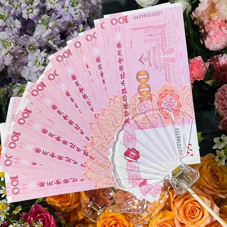 贝壳夹有钱花花束夹子透明贝壳夹DIY装饰插花神器花艺资材