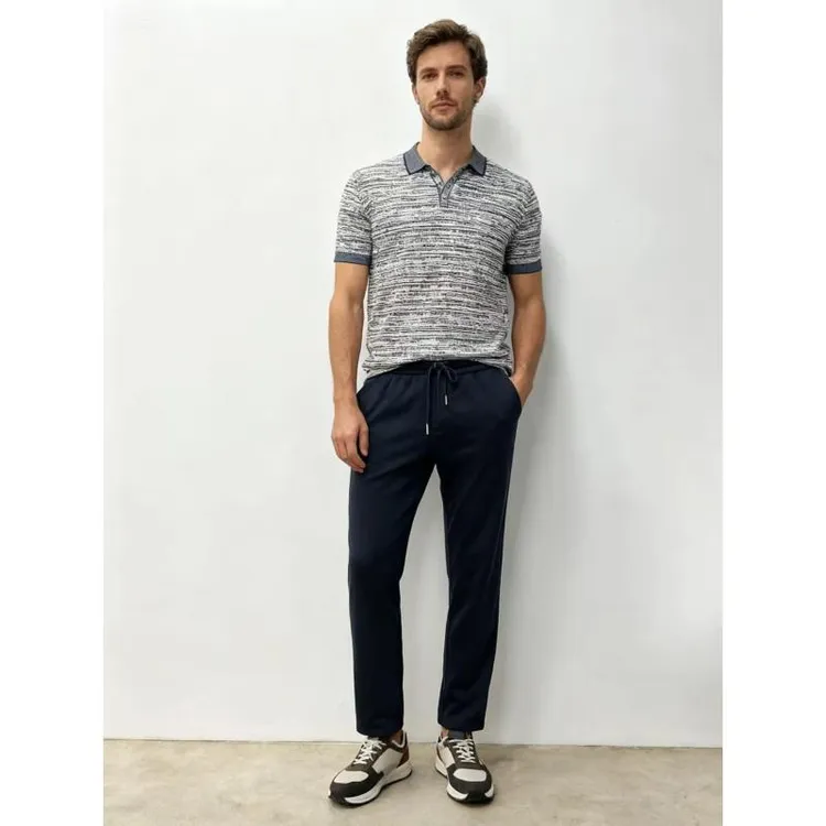 男士秋冬加绒保暖百搭直筒运动卫裤男长裤宽松潮流休闲裤 038