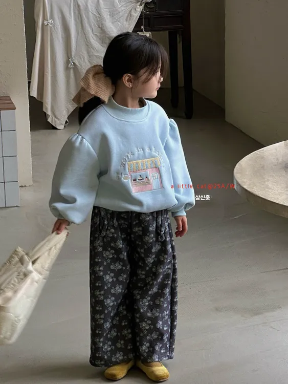 秋冬小猫集邮册主题卫衣加绒时尚舒适