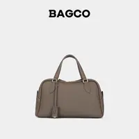 BAGCO/L.P Needle波士顿包头层小牛皮手拎单肩斜挎