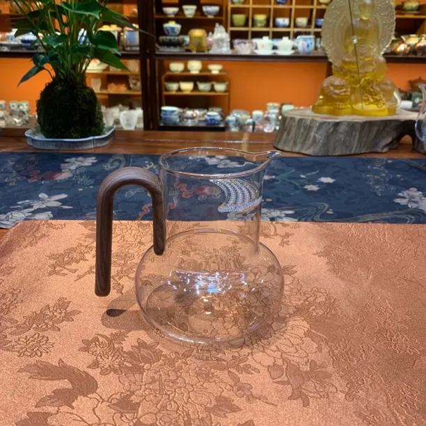 月牙壶陈皮壶分茶器两用家用透明