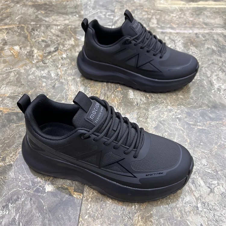 有单有棉男款轻便舒适百搭休闲保暖男士黑色运动男鞋防滑鞋子8253