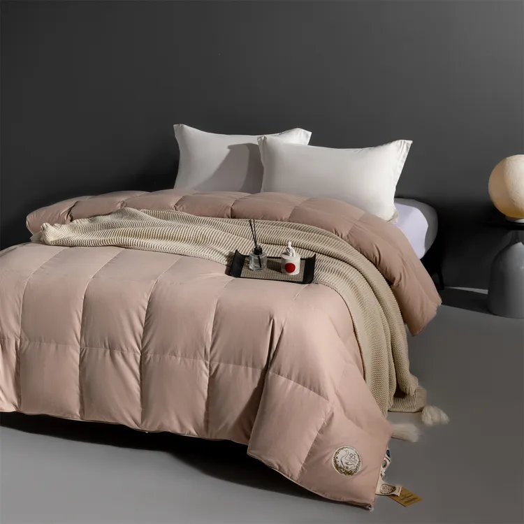 【巴宝莉】95白鹅绒可水洗羽绒被子被芯保暖被冬季加厚保暖被子被芯