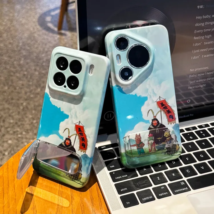ZMGX浪浪山小妖怪镜子支架适用iPhone16/15手机壳华为vivoppo小米