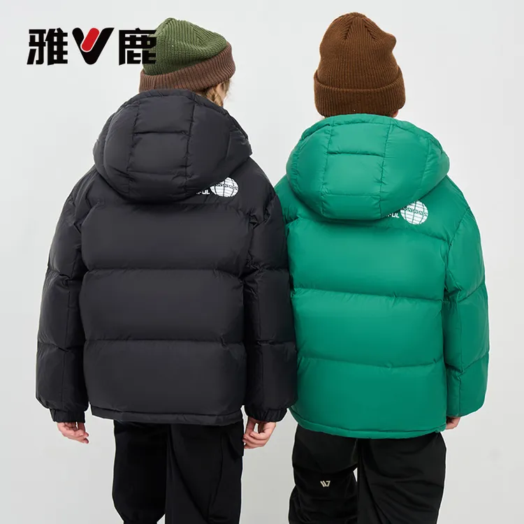 【面包服】雅鹿新款儿童羽绒服男女童中大童秋冬季加厚保暖时尚外套