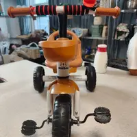 三轮车脚踏车可骑益智玩具车