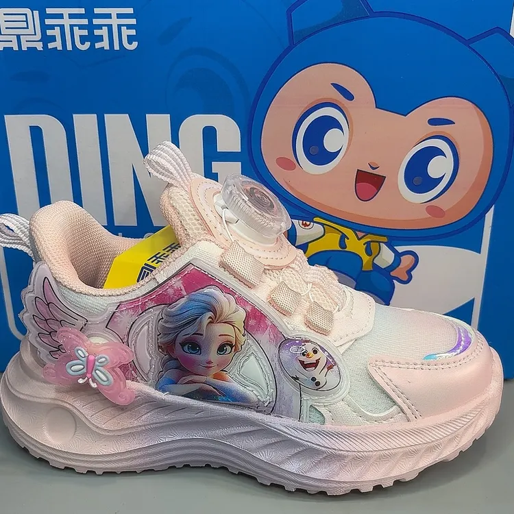 运动轻便卡通风女耐磨运动鞋春季网面运动鞋鞋