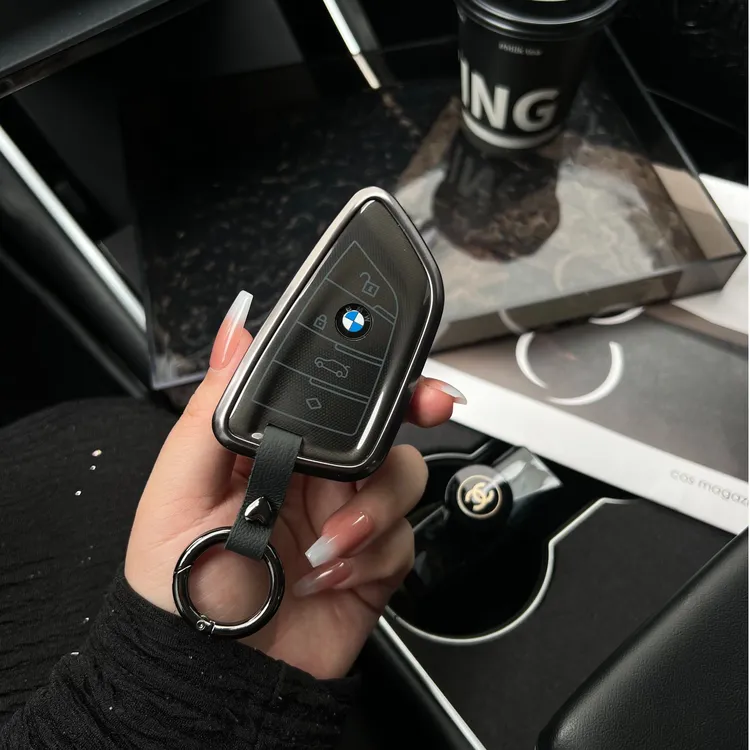 适用宝马钥匙套3系325li刀锋5系x1x2x3x5x7壳2系i3车三系530li扣