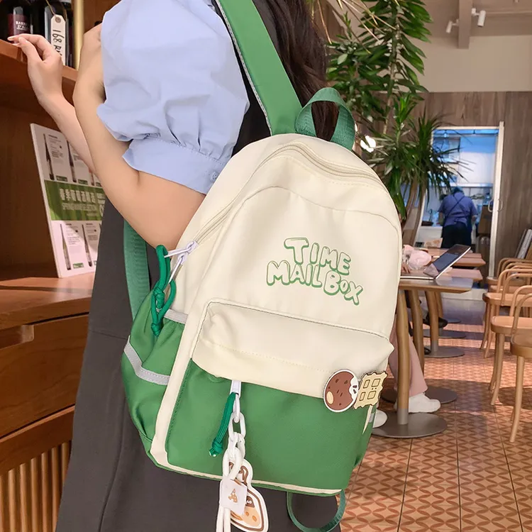韩版ins风百搭出游小背包女生小清新书包学生轻便休闲双肩包