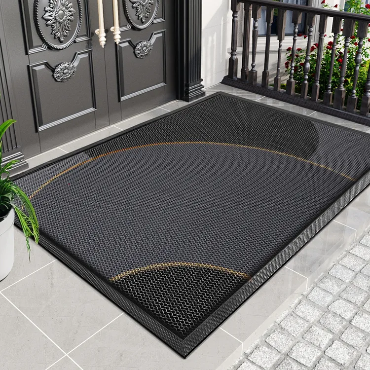 入户门地垫进门门口高级感别墅门外脚垫户外防滑耐脏门垫室外地毯