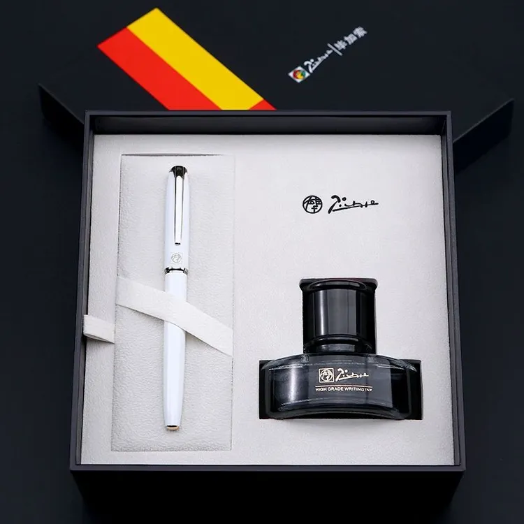 毕加索916美工钢笔男女士书写标签墨水笔商务学生用生日礼物礼盒。