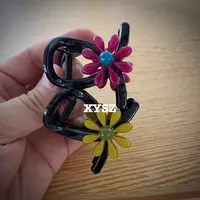 太阳花抓夹少女风森系复古港风女发夹女童网红可爱小香风