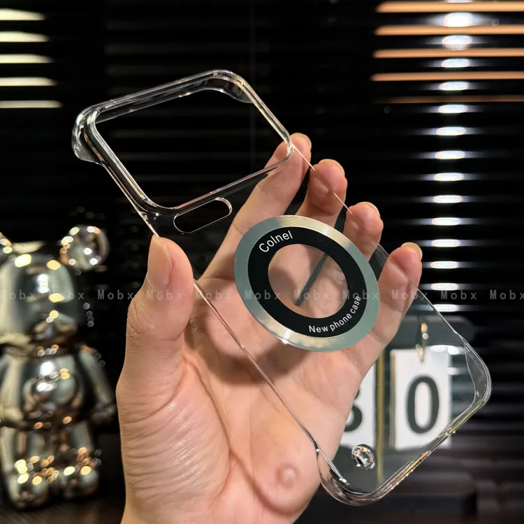 适用小米17promax手机壳高级感超薄15透明14无边框磁吸电镀保护套