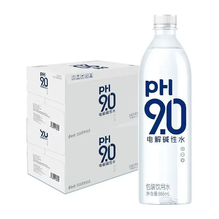 康师傅电解碱性水PH9.0 666ML*5家用聚餐办公饮用水
