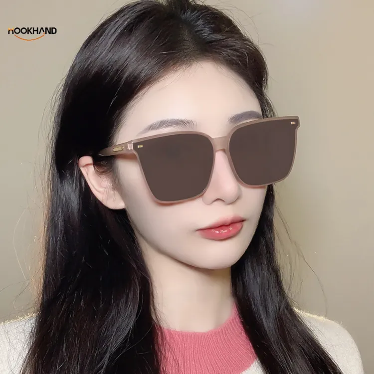 时尚墨镜女防晒新款高级感偏光镜茶色男太阳眼镜防紫外线司机开车