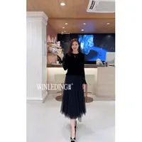温澜服饰·雅“塞纳秋”袖口蕾丝拼接丝绒上衣50323