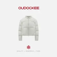OUDOCKEE 鸥鸥【南瓜羽绒】韩系立领设计感洋气短版羽绒服 62008