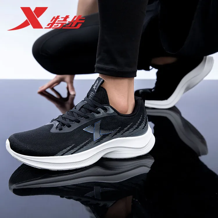 特步男鞋运动鞋2025夏季新款网面透气跑鞋减震专业男士休闲跑步鞋