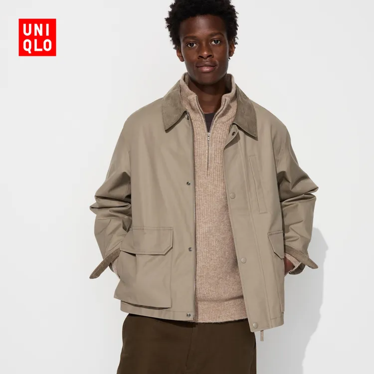 优衣库男装女装休闲短茄克/夹克外套/英伦风短款时尚470117