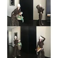 【长期松弛主义】加绒巨暖卫衣套装22731#