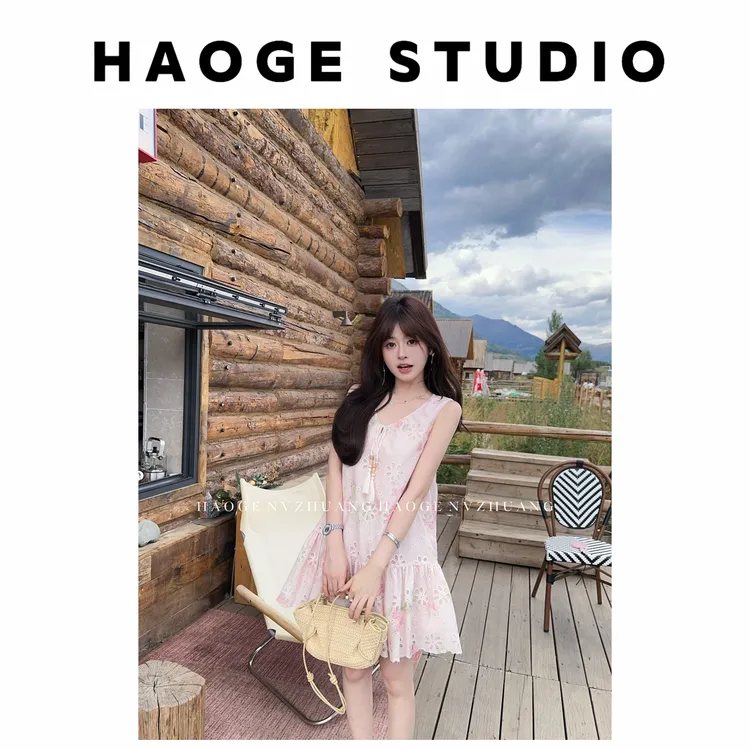 浩哥严选●花织来信HGX5LYQ2171A连衣裙预碎花夏季甜美小众温柔款