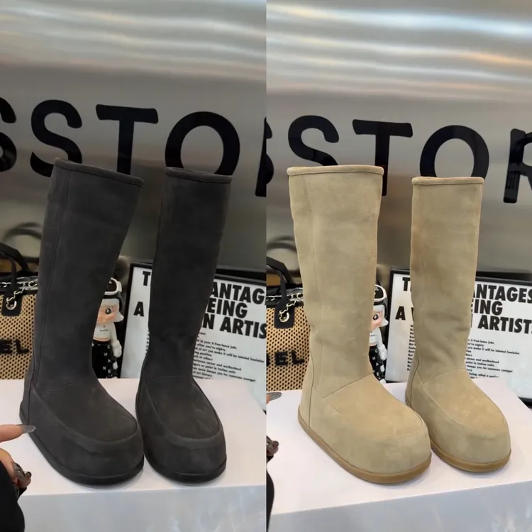 【定制款】欧美风休闲风冬季保暖时尚雪地靴中筒靴高筒靴女鞋百搭