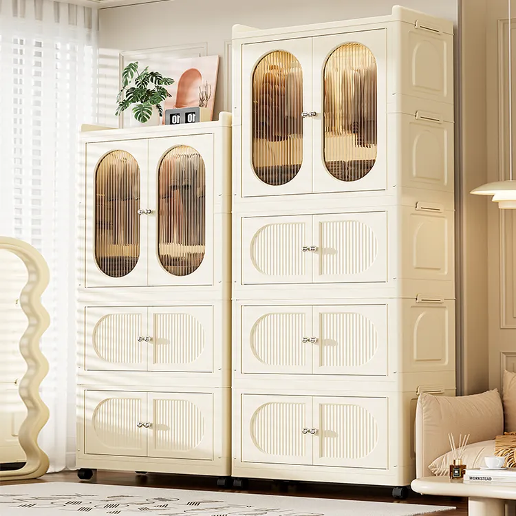 安家日记【可折叠】儿童衣物收纳柜衣柜小衣橱衣服整理箱