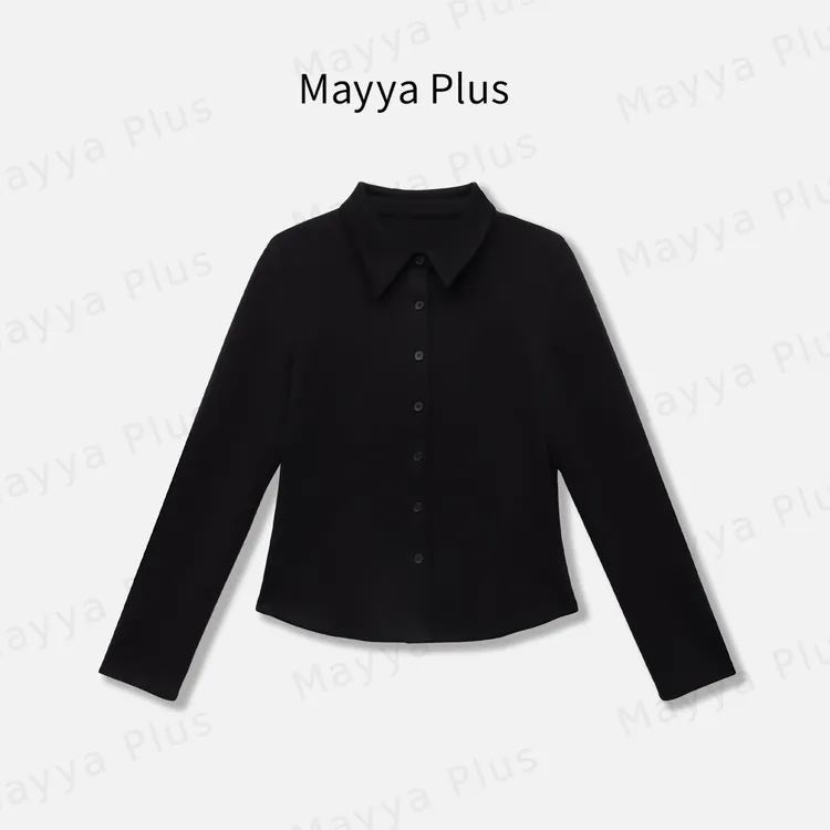 【空气衬衫】Mayya Plus麦芽定制气质显瘦流光风针织开衫32537185