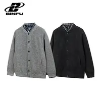 BINFU冬季新款假两件设计款加厚保暖羽绒服