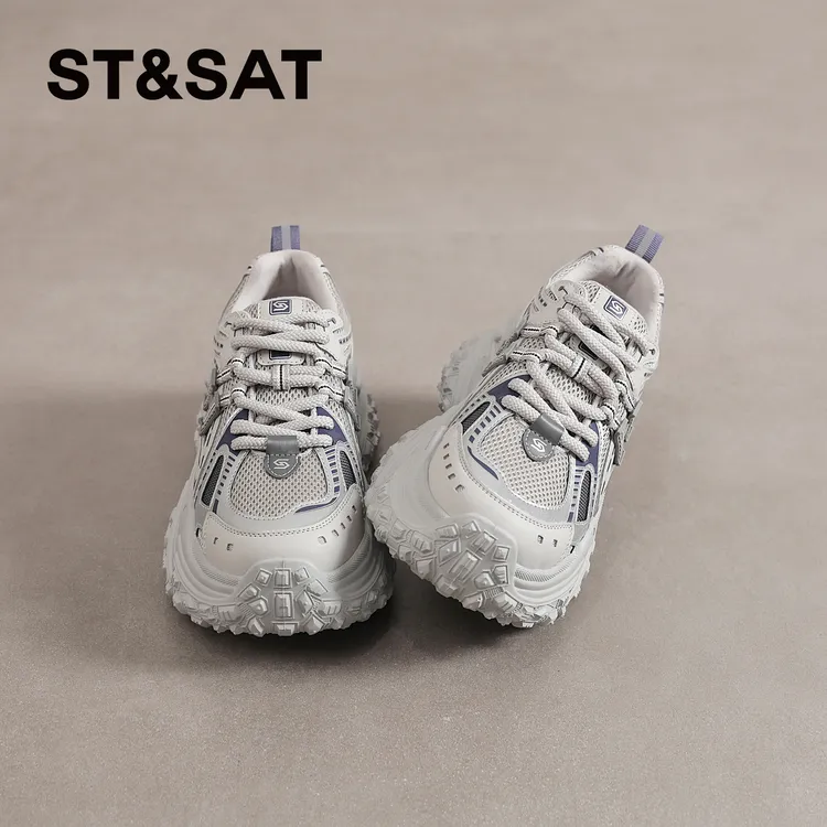 星期六厚底老爹鞋2025新款春季休闲复古小个子女鞋增高时尚运动鞋