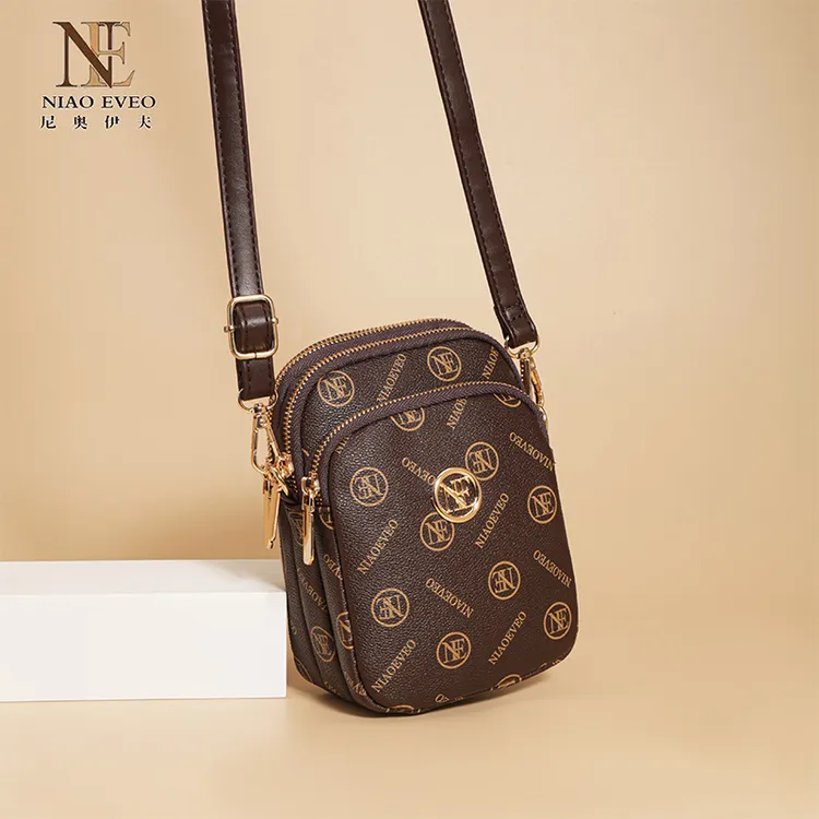 包包女2025新款夏季女士手机包大容量多层竖款单肩斜挎妈妈零钱包