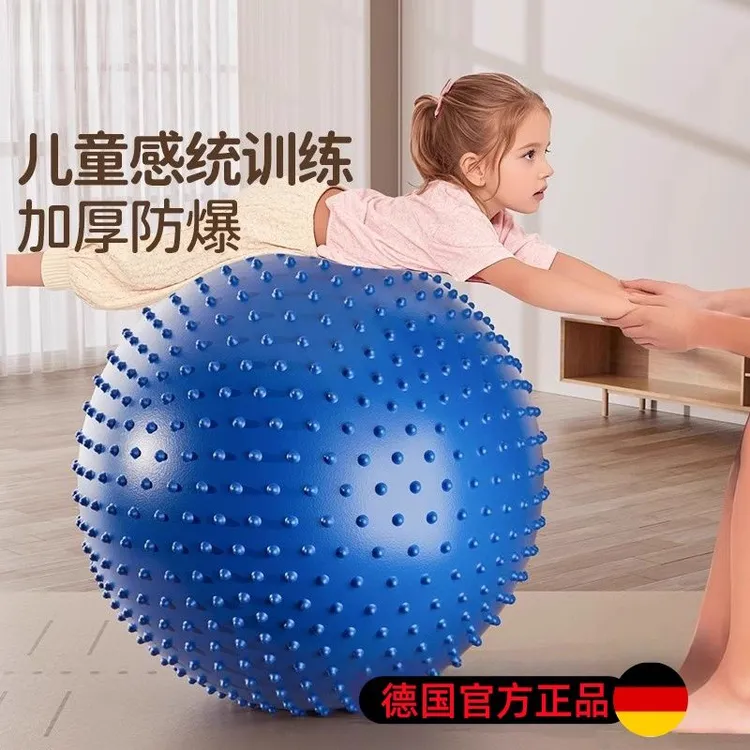 德国儿童感统训练大龙球婴儿早教颗粒加厚防爆瑜伽球大气球平衡球