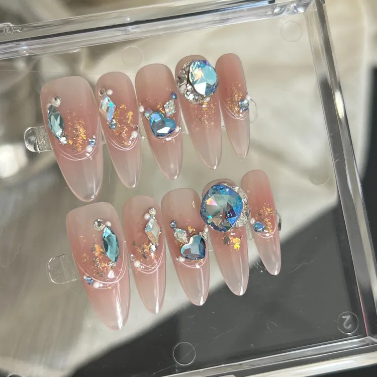 本宫指义【i75蓝调/施华】穿戴甲 底色：素蔻