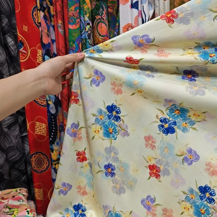 佰汇福【天蚕丝】1米6宽幅贡缎品牌高端绵绸夏季高支高密人造棉68