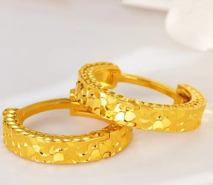 铜合金耳饰 精工版【碎冰冰2.5公分耳扣】时尚精美经典百搭耳环耳圈