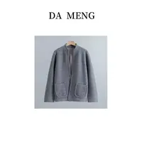 【羊绒系列-立领小香】意大利LP重磅加厚100羊绒高级感重工外套