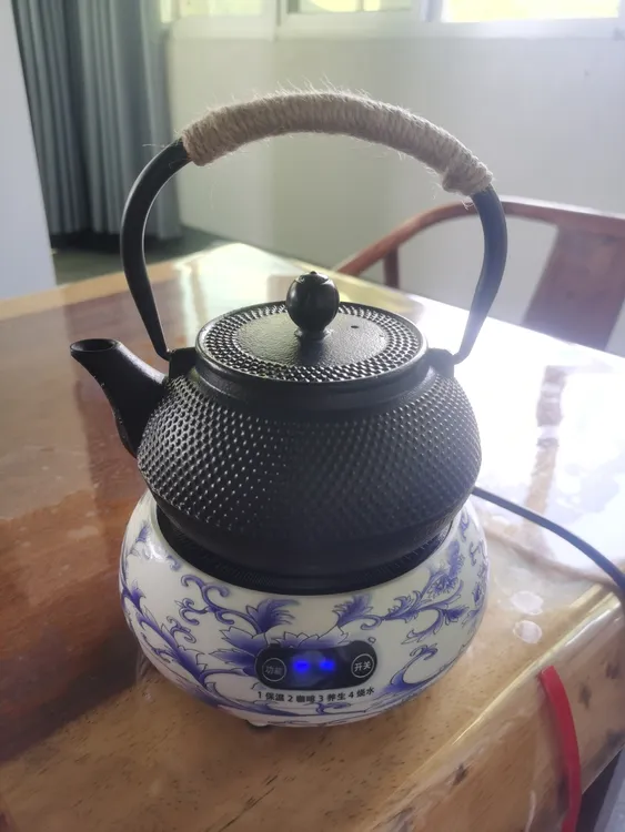 复古风轻奢铸铁壶烧水煮茶壶家用煮茶适配煮茶器炭火茶具600毫升