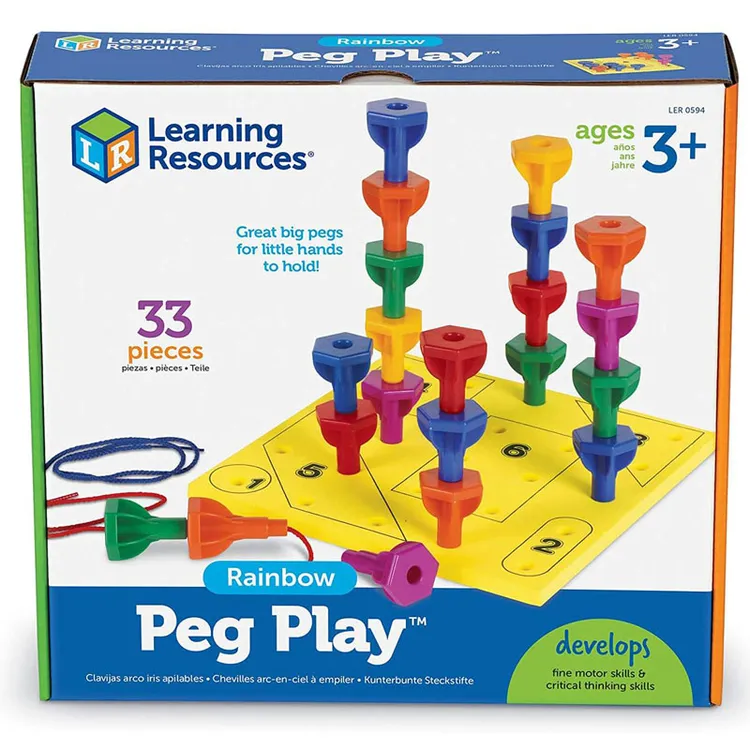 彩虹蘑菇钉创意拼插板幼儿园男女孩益智力玩具