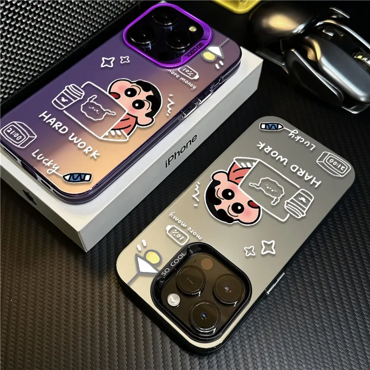 工作小新适用苹果16promax手机壳iPhone15硅胶14保护套17新款卡通