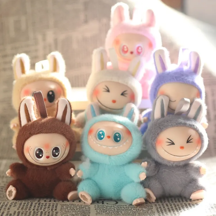 拉1布布labuibui跨境批发热销搪胶挂件柔软毛绒玩具公仔娃娃玩偶
