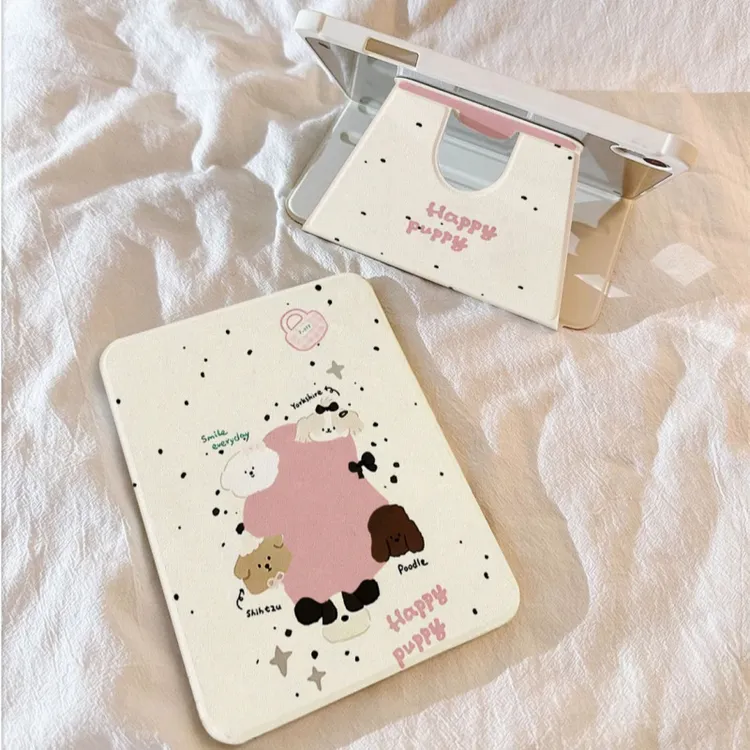 开心小狗苹果iPad11/10/9平板保护壳air7/6平板壳pro保护套带笔槽