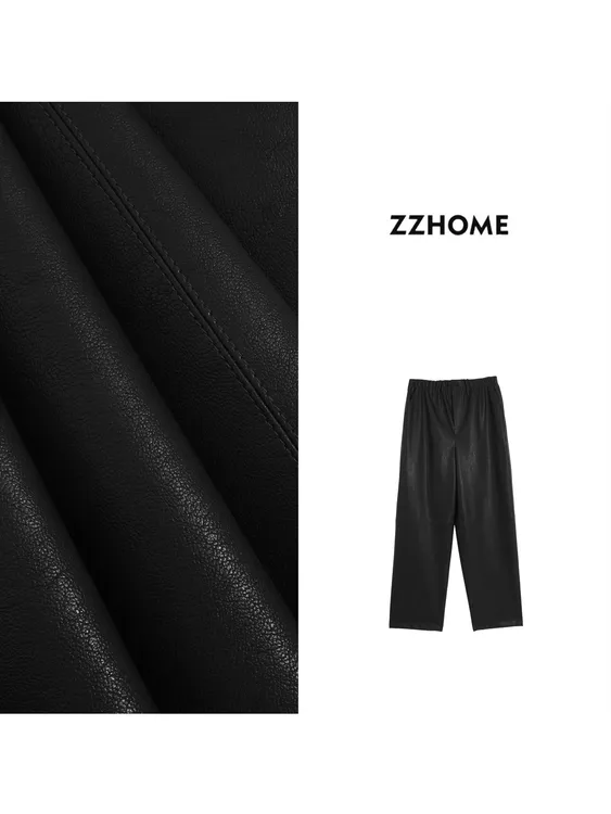 ZOZO HOME |延展时髦简线条分割显瘦皮裤q171754p