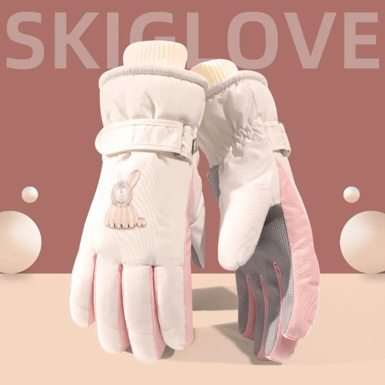 稻草人手套男女冬季款加厚加绒骑车保暖冬天户外骑行防风防寒手套