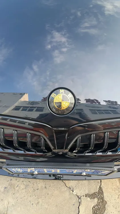 全碳宝马黑金车标(干碳+锻纹) 全碳 全网最顶！前后一对的价格！