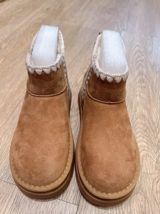 厚底高邦雪地靴保暖