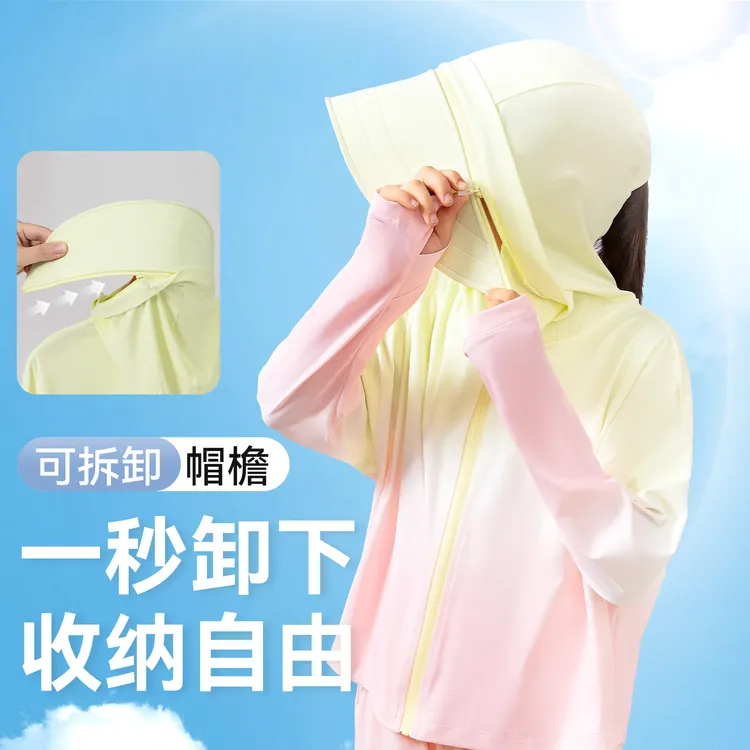 儿童冰丝防晒衣女童防晒服薄款2025新款轻薄透气夏季外套防紫外线