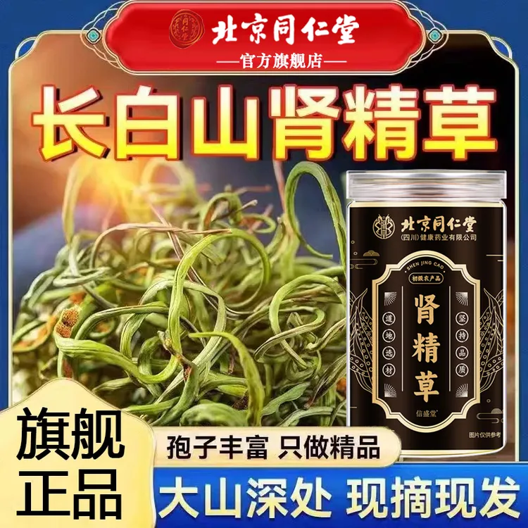 【官方旗舰】北京同仁堂肾精草吉林长白山嗷嗷叫化石草滋补养生茶饮